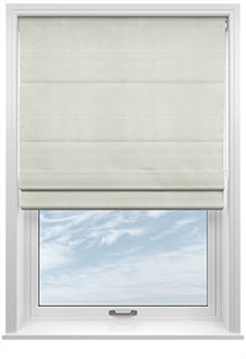 Odessa Velvet, Platinum - Twist&Fit Roman Blind